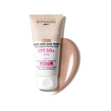 Byphasse - Crema facial antiedad con color SPF 50+ - Bronze