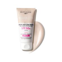 Byphasse - Crema facial antiedad con color SPF 50+ - Light