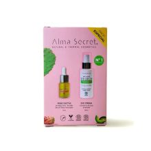 Alma Secret - Set de regalo contorno de ojos + sérum facial Rose Cactus