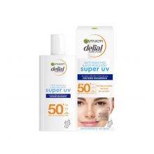 Garnier - Protector solar facial Delial Sensitive Advanced SPF 50+ con ácido hialurónico