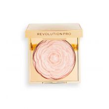 Revolution Pro - Iluminador en polvo Lustre Highlighter - White Rose