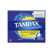 Tampax - Tampones regular Compak - 22 unidades