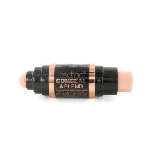Technic Cosmetics - Corrector con esponja difuminadora Conceal & Blend - Medium