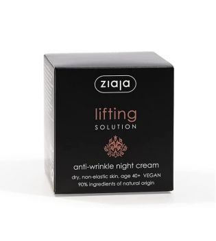 Ziaja - Crema de noche reductora de arrugas Lifting Solution