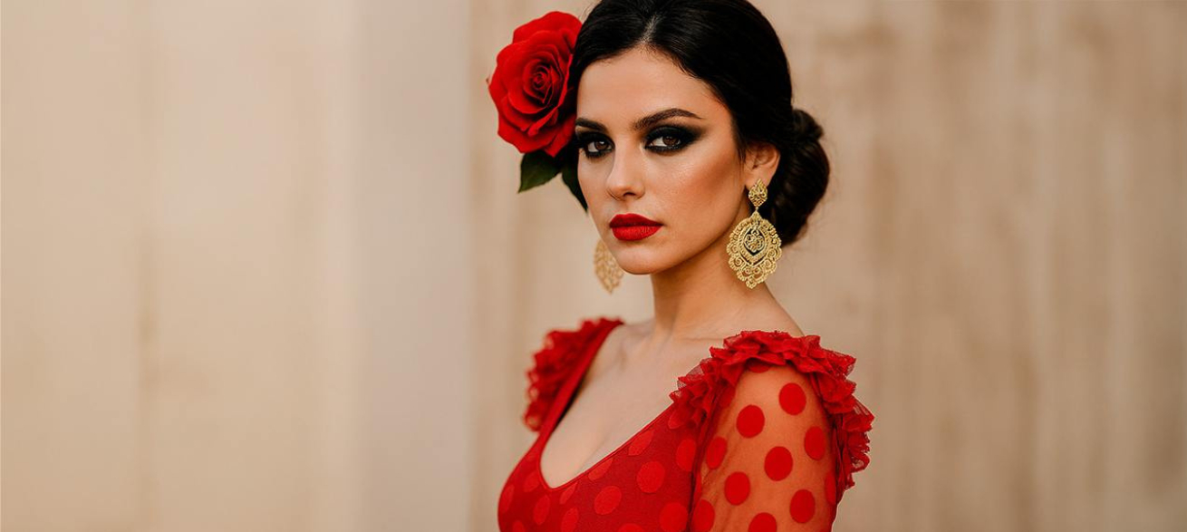 Maquillaje de flamenca: guía para un look radiante de feria