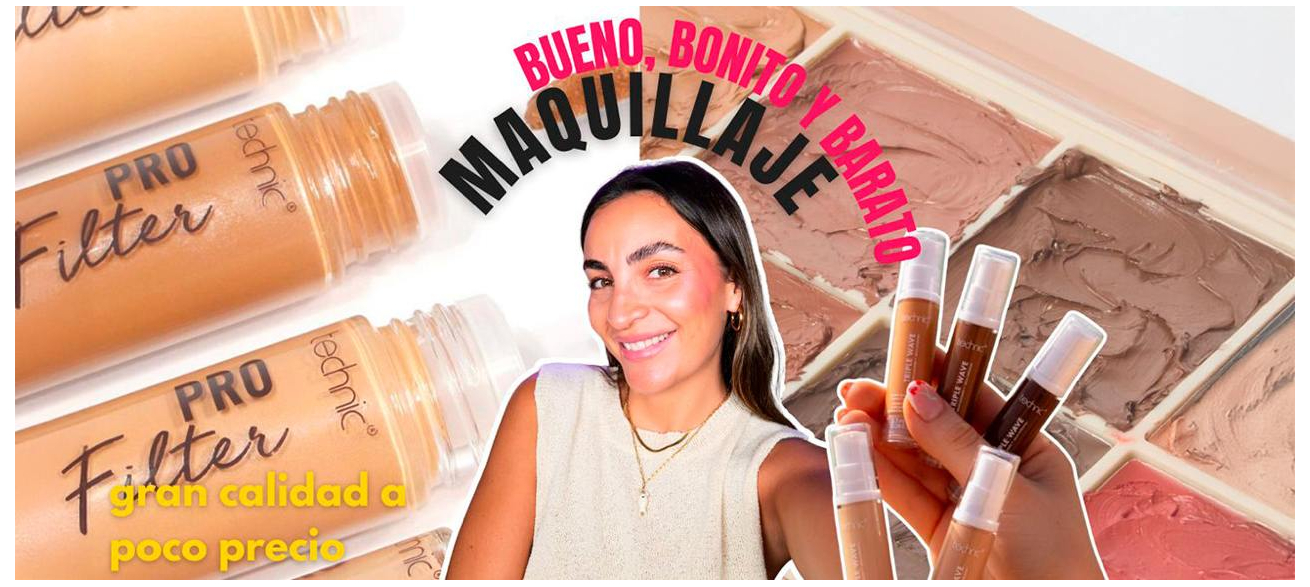 Maquillaje low cost con acabado de alta gama: Technic Cosmetics