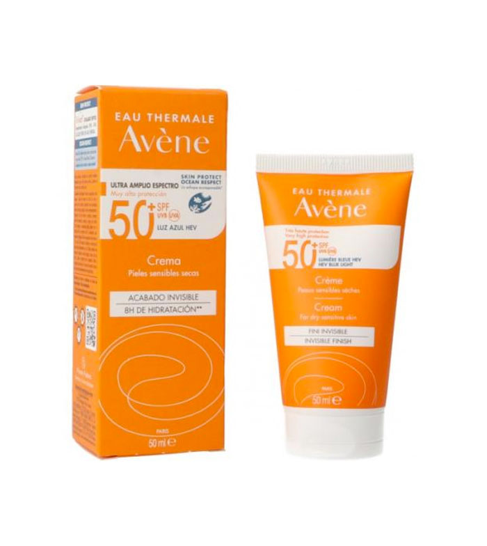 crema avene solar cara