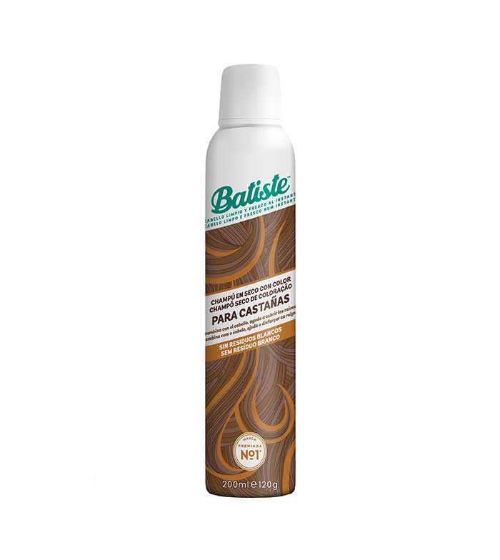 Batiste - Champú en seco para cabellos castaños 200ml - Beautiful Brunette