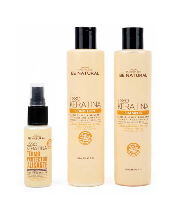 Comprar Be natural Kit post alisado Lisso Keratina