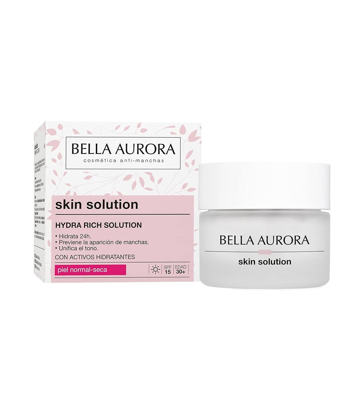 Imagen de Bella Aurora - *Skin Solution* - Crema 24h hidratante intensiva Hydra Rich Solution SPF15