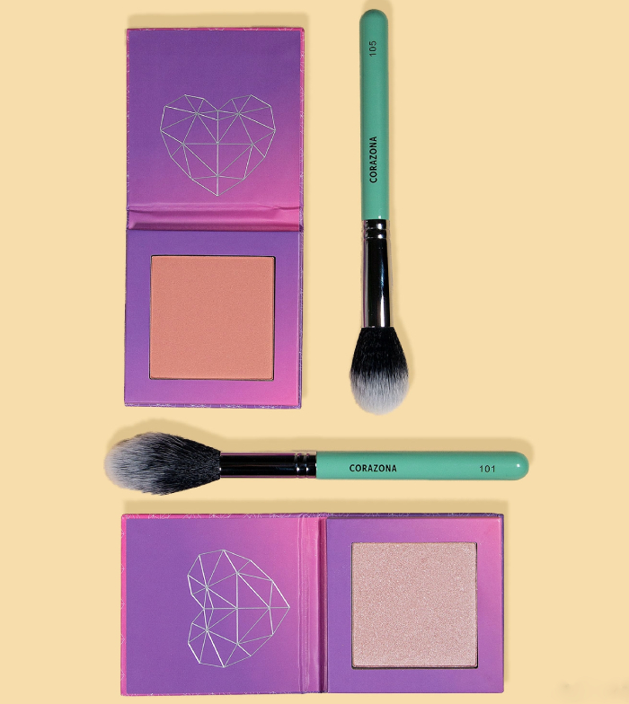 Comprar CORAZONA Brocha para iluminador y colorete 101