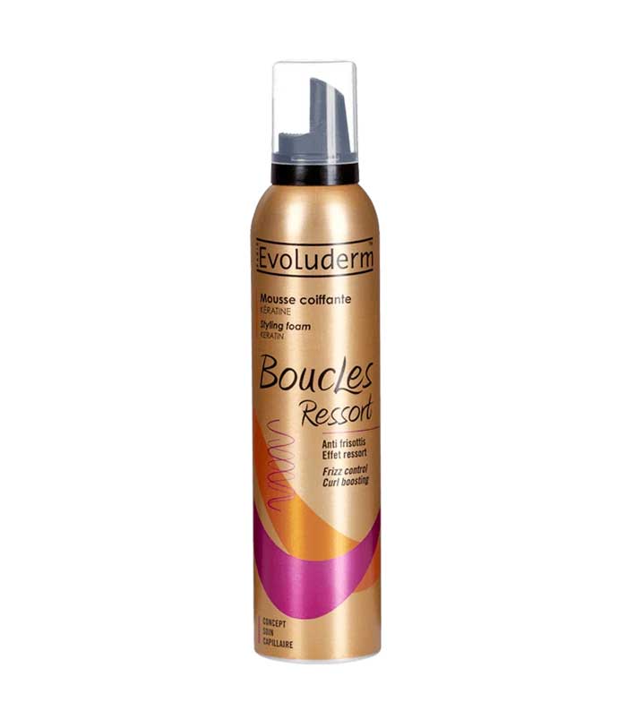 Comprar Evoluderm Espuma de peinado con keratina Boucles