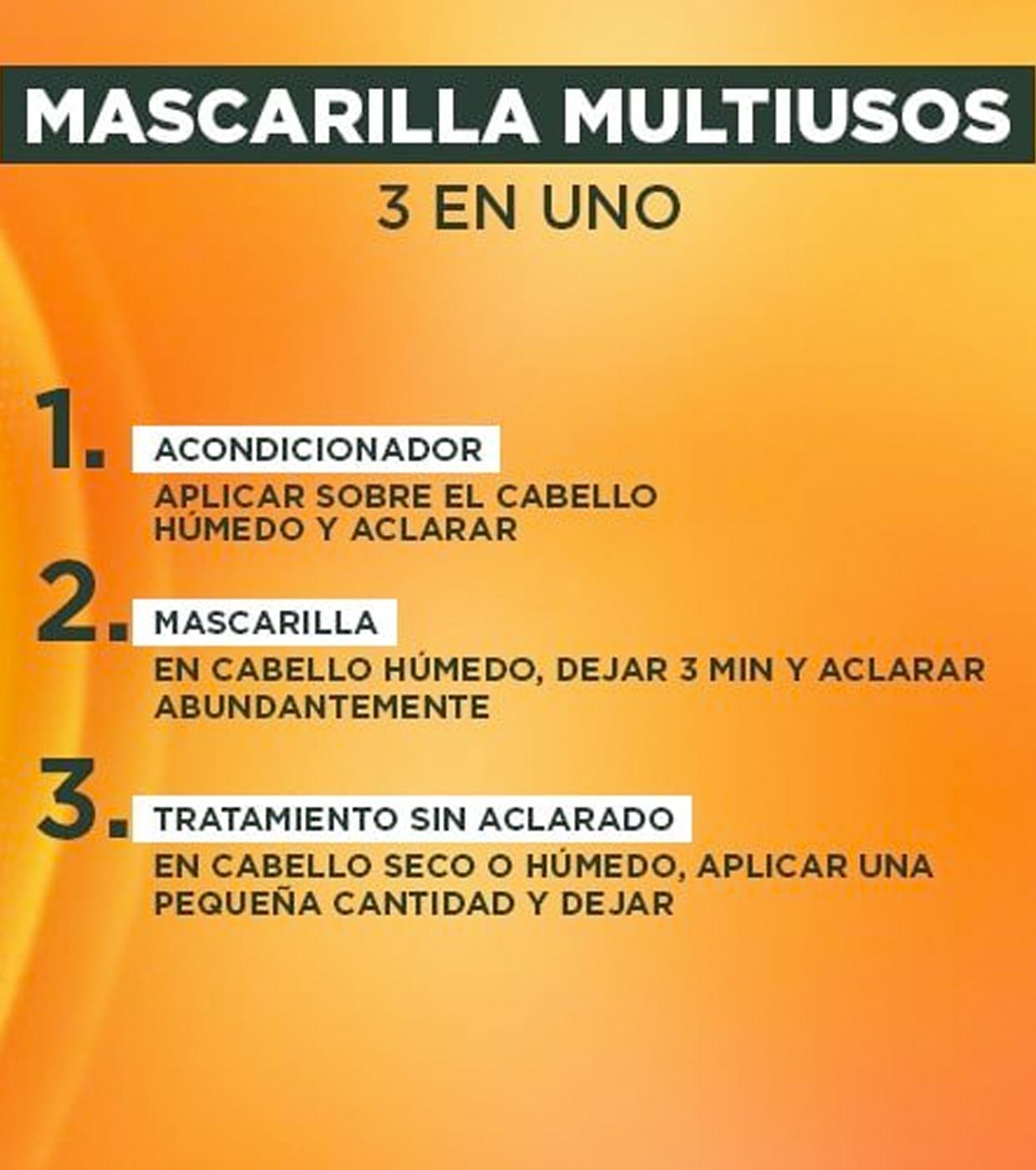 Comprar Garnier - 3 en 1 Fructis Hair Food - Papaya: Cabello dañado Maquillalia