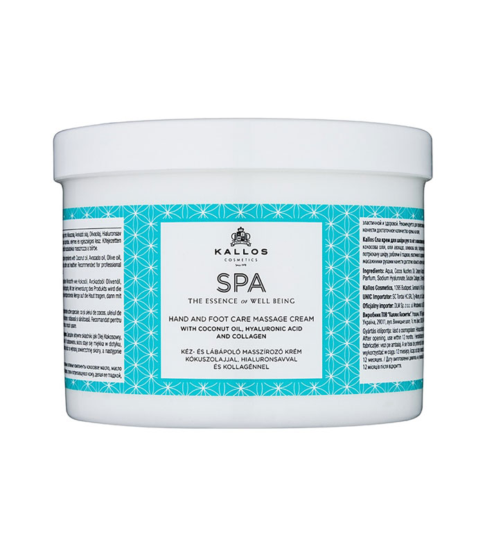 Kallos Cosmetics - Creme de massagem Spa