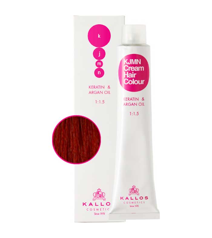 Kallos Cosmetics - Tinte Para El Cabello - 6.45: Dark Copper Mahagany Blond *Kjmnfestek645