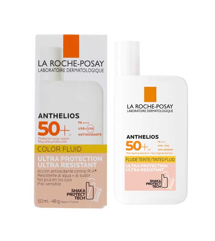 loseta Palabra Púrpura Comprar La Roche-Posay - Protector solar facial Color Fluid Anthelios -  SPF50+ | Maquillalia