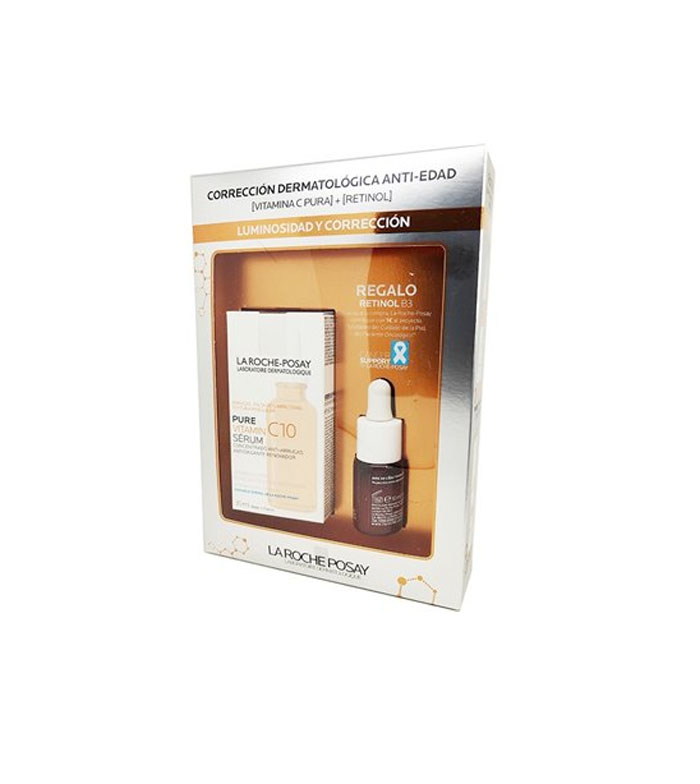 claro amante cometer Comprar La Roche-Posay - Pack sérum Pure Vitamin C10 + Retinol B3  Corrección dermatológica Antiedad | Maquillalia