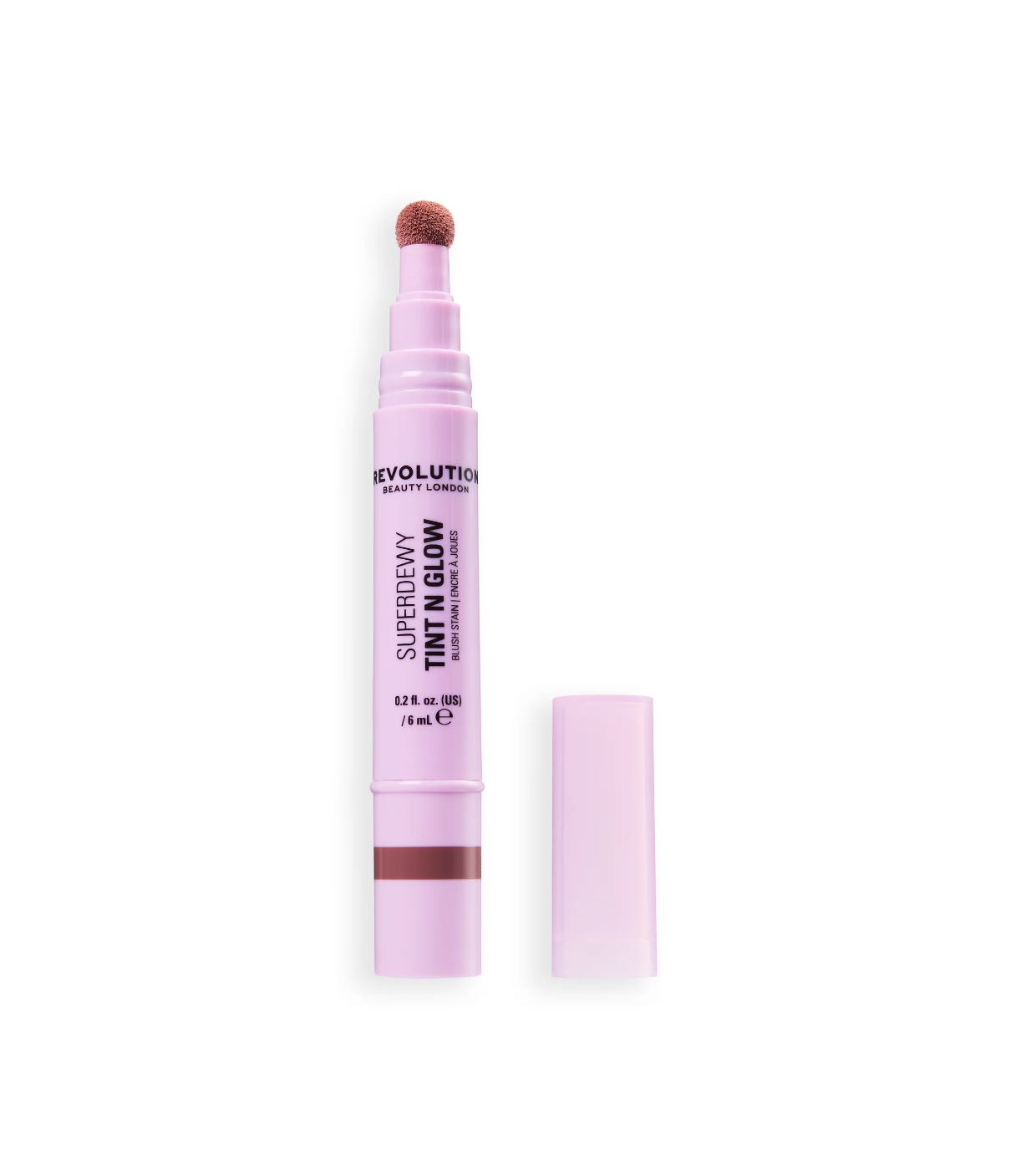 Makeup Revolution - *Super Dewy* - Colorete líquido Tint N Glow - Rose Ruffle