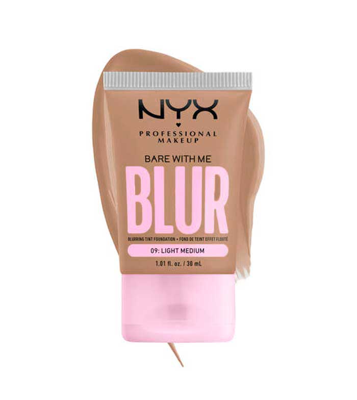 Comprar Nyx Professional Makeup - Base de maquillaje difuminadora Bare With  Me Blur Skin Tint - 09: Light medium | Maquillalia