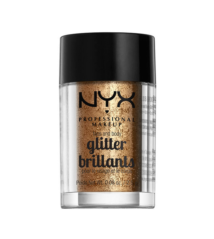 Nyx Face And Body Glitter Bronze