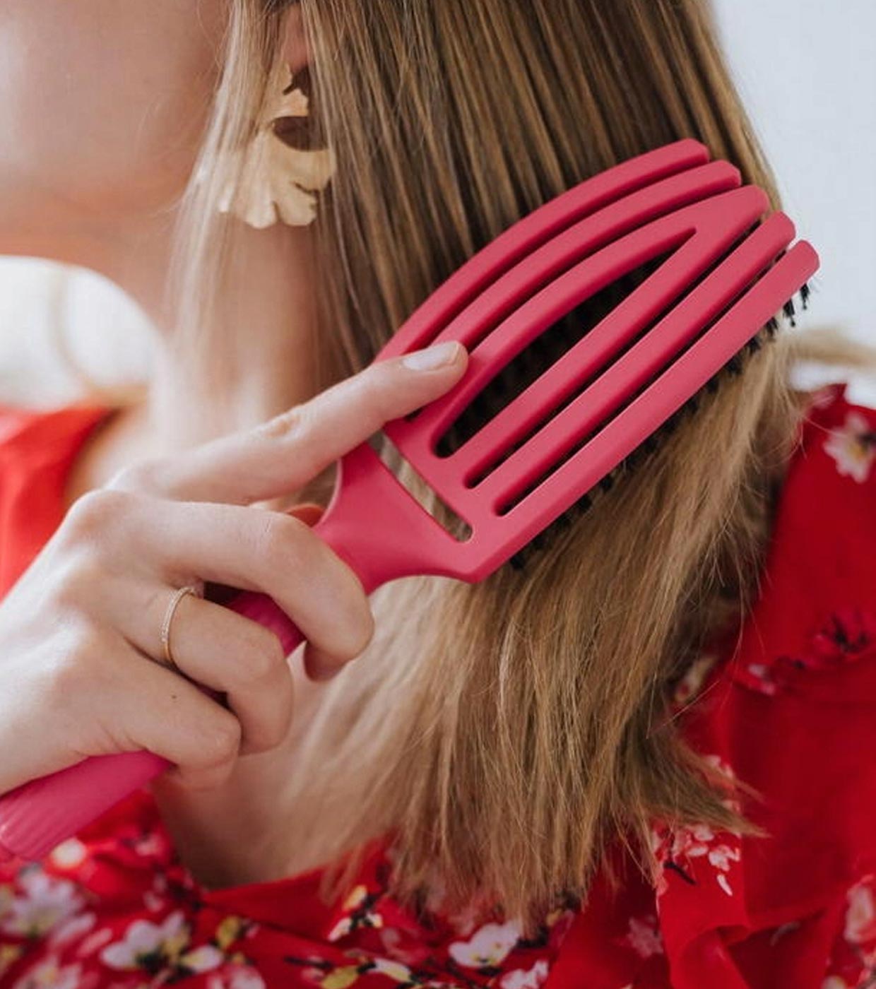 Comprar Olivia Garden - Cepillo para cabello Fingerbrush Combo Medium - Hot  Pink