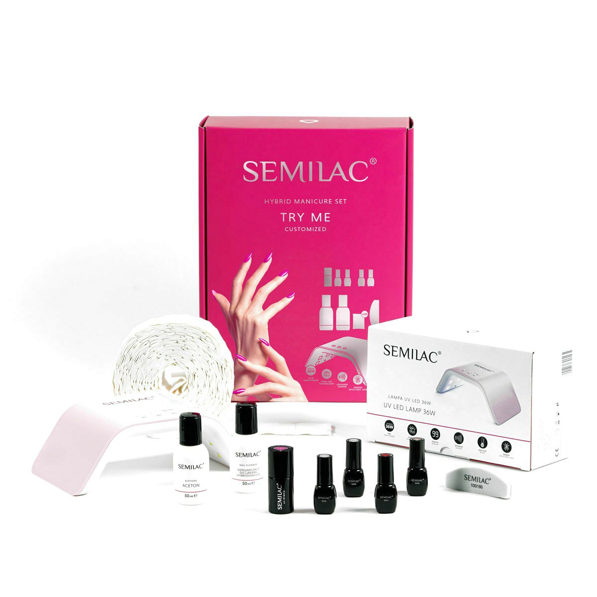 semilac kit de manicura semipermanente try me
