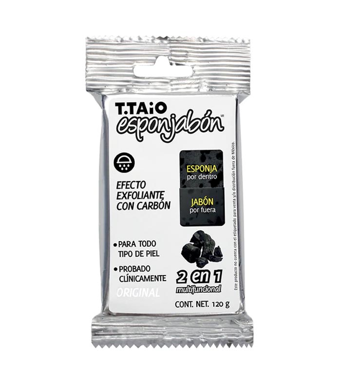T.TAiO - Esponja Esfoliante de Carvão