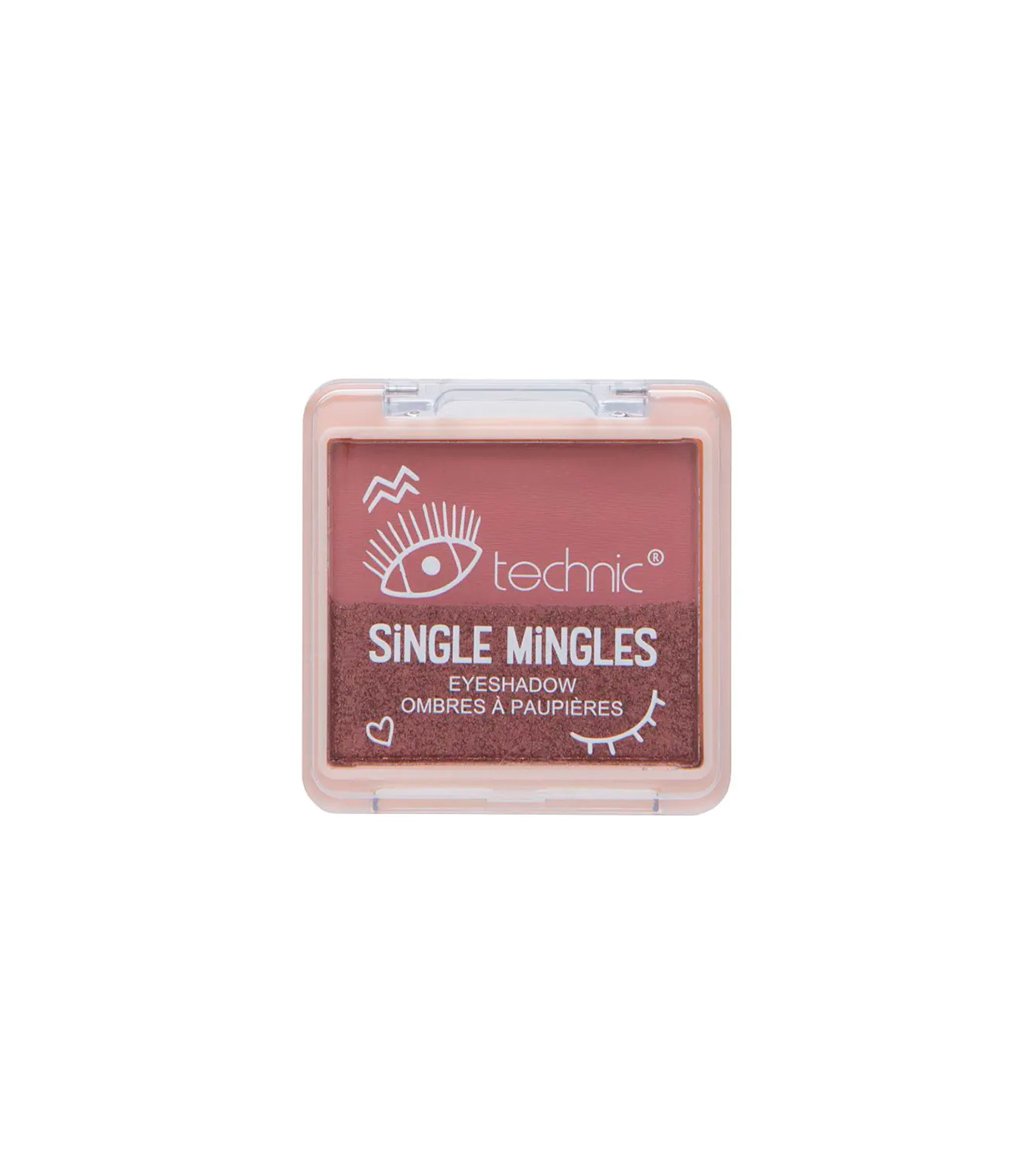 Technic Cosmetics - Mini paleta de sombras Single Mingles - Got a crush