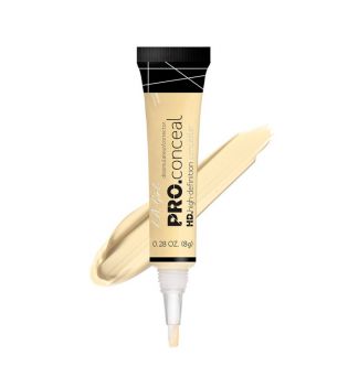 L.A. Girl - Corrector líquido Pro Concealer HD High-definition - CTGC995 Light Yellow