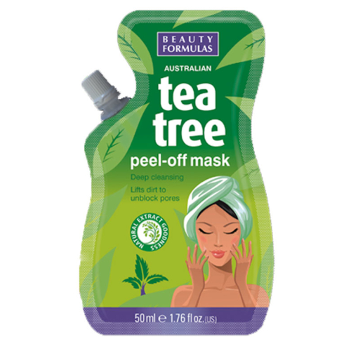 Beauty Formulas - Mascarilla peel-off de árbol de Té australiano