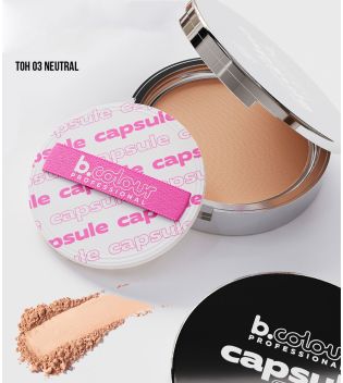 7DAYS - *Capsule* - Polvo compacto matificante SuperStay - 03: Neutral
