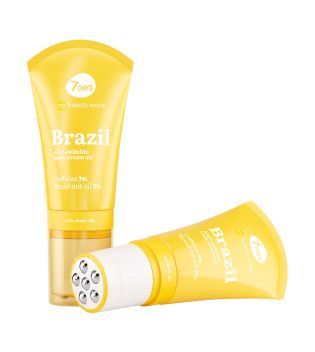 7DAYS - *My Beauty Week* - Crema-aceite roller corporal anticelulitis - Brazil