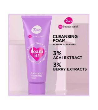 7 Days - *My Beauty Week* - Espuma limpiadora facial Foam It!