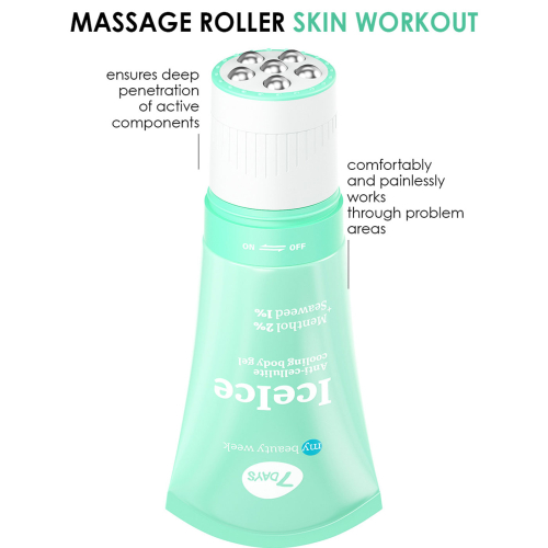 7DAYS - *My Beauty Week* - Gel roller corporal anticelulítico - Ice Ice