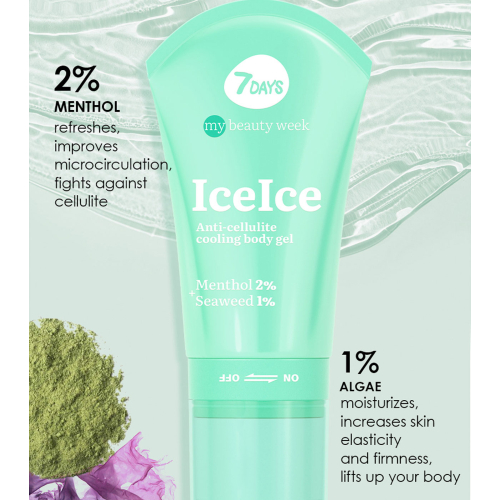 7DAYS - *My Beauty Week* - Gel roller corporal anticelulítico - Ice Ice
