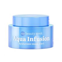 7 Days - *My Beauty Week* - Mascarilla facial hidratante 2 en 1 Aqua Infusion