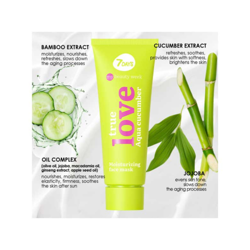 7DAYS - *My Beauty Week* - Mascarilla facial hidratante True Love