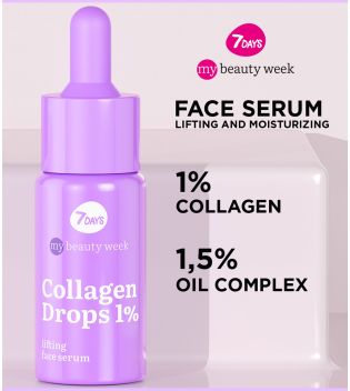 7DAYS - *My Beauty Week* - Sérum facial efecto lifting Collagen Drops