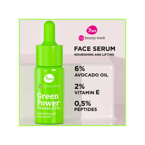 7DAYS - *My Beauty Week* - Sérum facial nutritivo Green Power Vitamin E
