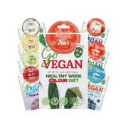 7DAYS - Set de mascarillas faciales Go Vegan Healthy Week Colour Diet