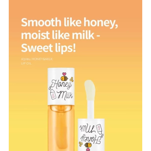 A'pieu - Aceite labial Honey & Milk