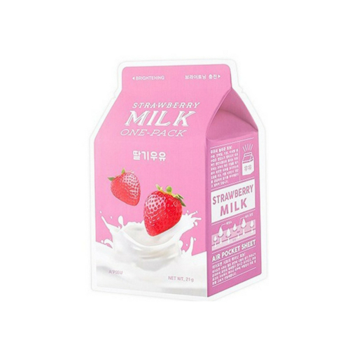 A'pieu - Mascarilla facial Strawberry Milk One-Pack facemask