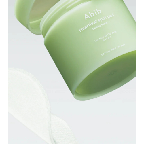Abib - Almohadillas de tónico calmantes Heartleaf Spot Pad Calming Touch - 80 pads