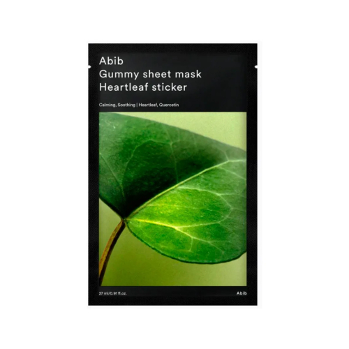 Abib - Mascarilla facial Gummy Sheet Mask - Heartleaf Sticker