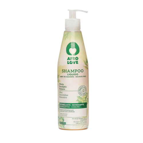 Afro Love - Champú clarificante - Menta, eucalipto y romero 450ml