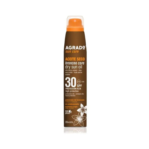Agrado - Aceite seco en bruma potenciador del bronceado SPF30