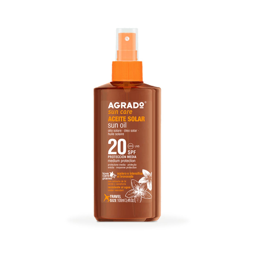 Agrado - Aceite solar acelerador del bronceado SPF20