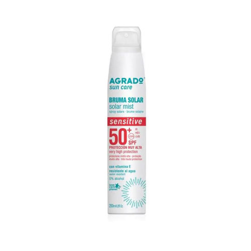 Agrado - Bruma solar Sensitive SPF50+ - Muy alta
