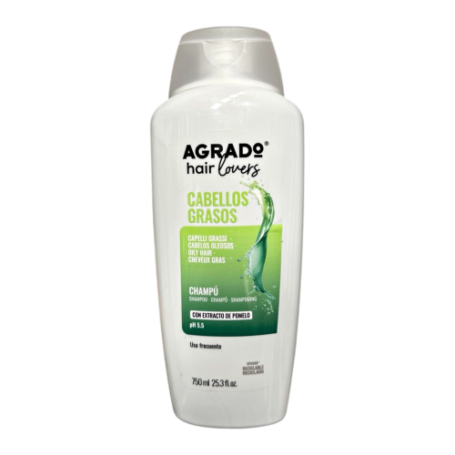 Agrado - Champú uso frecuente para cabellos grasos - 750ml
