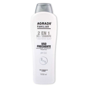 Agrado - Gel y champú uso frecuente familiar - 1250ml
